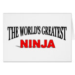 The World's Greatest Ninja Greeting Card