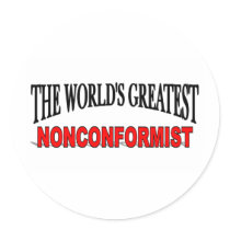 The World's Greatest Nonconformist stickers by theworldsgreatest The World's Greatest Nonconformist stickers