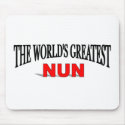 The World's Greatest Nun mousepads