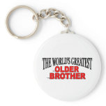 The World's Greatest Older Brother Keychain