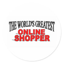 The World's Greatest Online Shopper stickers