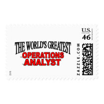 The World's Greatest Operations Analyst Postage