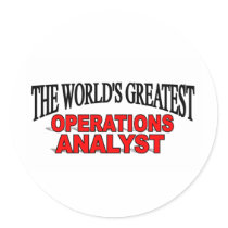 The World's Greatest Operations Analyst stickers