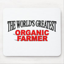 The World's Greatest Organic Farmer mousepads