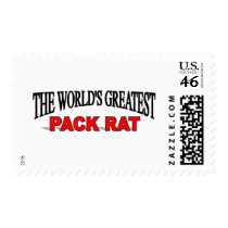The World's Greatest Pack Rat postage by theworldsgreatest The World's Greatest Pack Rat postage