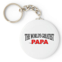 The World's Greatest Papa Keychain