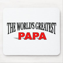 The World's Greatest Papa Mouse Mats