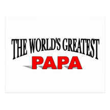 The World's Greatest Papa Postcards