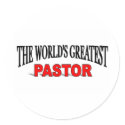 The World's Greatest Pastor stickers