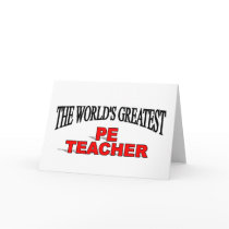 The World's Greatest PE Teacher Cards