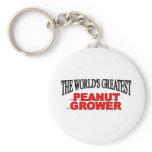 The World's Greatest Peanut Grower Keychain