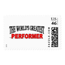The World's Greatest Performer postage by theworldsgreatest The World's Greatest Performer postage