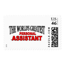 The World's Greatest Personal Assistant Postage Stamps