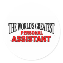 The World's Greatest Personal Assistant Stickers