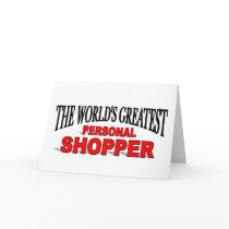 The World's Greatest Personal Shopper cards by theworldsgreatest The World's Greatest Personal Shopper cards