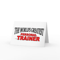 The World's Greatest Personal Trainer Greeting Cards