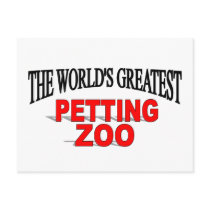 The World's Greatest Petting Zoo postcards