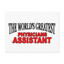 The World's Greatest Physicians Assistant postcards