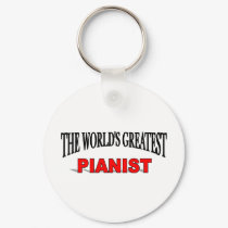 The World's Greatest Pianist keychains