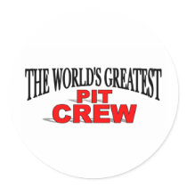 The World's Greatest Pit Crew stickers