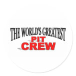 The World's Greatest Pit Crew stickers