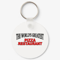 The World's Greatest Pizza Restaurant keychains