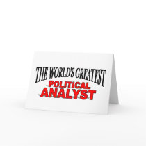 The World's Greatest Political Analyst cards