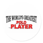 The World's Greatest Polo Player stickers