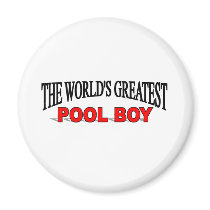 The World's Greatest Pool Boy magnets by theworldsgreatest The World's Greatest Pool Boy magnets