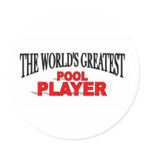The World's Greatest Pool Player stickers by theworldsgreatest The World's Greatest Pool Player stickers