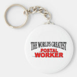 The World's Greatest Postal Worker Keychain