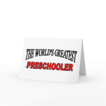 The World's Greatest Pre Schooler cards