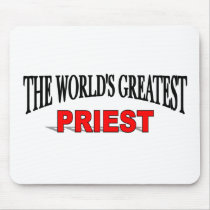 The World's Greatest Priest mousepads by theworldsgreatest The World's Greatest Priest mousepads