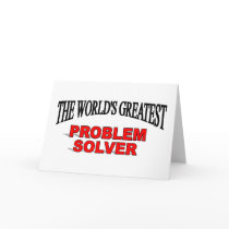 The World's Greatest Problem Solver cards by theworldsgreatest The World's Greatest Problem Solver cards