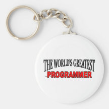 The World's Greatest Programmer Key Chains
