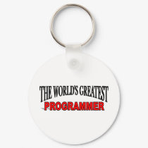 The World's Greatest Programmer keychains