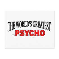 The World's Greatest Psycho postcards