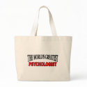 The World's Greatest Psychologist bags by theworldsgreatest The World's Greatest Psychologist bags