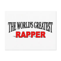 The World's Greatest Rapper postcards by theworldsgreatest The World's Greatest Rapper postcards