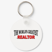 The World's Greatest Realtor keychains by theworldsgreatest The World's Greatest Realtor keychains