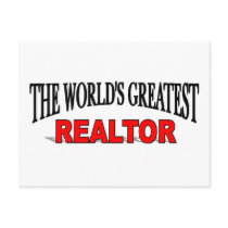 The World's Greatest Realtor postcards by theworldsgreatest The World's Greatest Realtor postcards