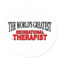 The World's Greatest Recreational Therapist stickers by theworldsgreatest The World's Greatest Recreational Therapist stickers