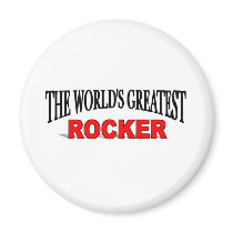 The World's Greatest Rocker magnets by theworldsgreatest The World's Greatest Rocker magnets