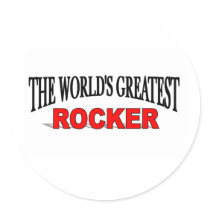 The World's Greatest Rocker stickers
