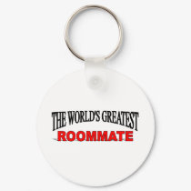 The World's Greatest Roommate keychains