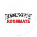 The World's Greatest Roommate stickers by theworldsgreatest The World's Greatest Roommate stickers