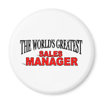 The World's Greatest Sales Manager magnets