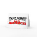 The World's Greatest Sales Representative cards by theworldsgreatest The World's Greatest Sales Representative cards