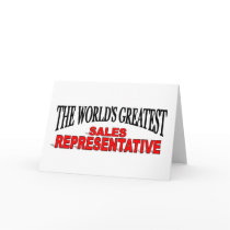 The World's Greatest Sales Representative cards by theworldsgreatest The World's Greatest Sales Representative cards