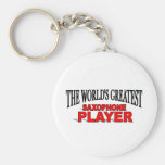The World's Greatest Saxophone Player Keychain